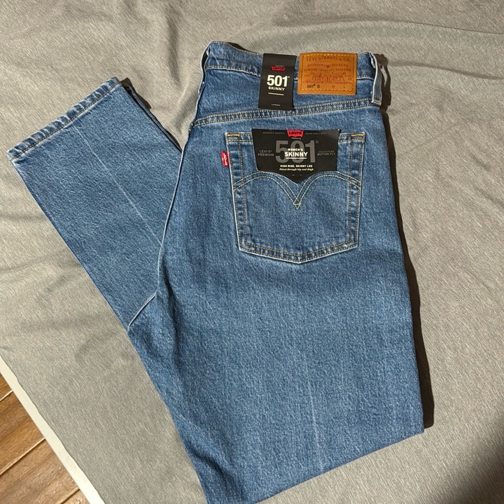 Levis 501 skinny jeans